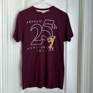 Homage Arnold Classic 25th anniversary t shirt, size medium